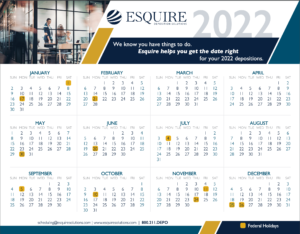 Esquire perpetual calendar 2022 img