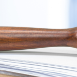 Image of Judge Hammer on White Paper