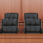 July box in courtroom